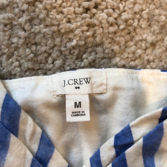 Blue & white J.Crew top - Picture 2 of 5